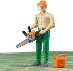 Bruder 60030 Lesní dělník figurka dřevorubec 11cm set s doplňky plast