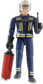 Bruder 60100 Figurka hasič 11cm set s doplňky plast