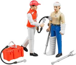 Bruder 62710 Set zdravotnický záchranář 2 figurky s doplňky 1:16 plast