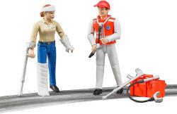 Bruder 62710 Set zdravotnický záchranář 2 figurky s doplňky 1:16 plast