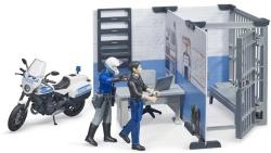 Bruder 62732 Stanice policejní herní set s motocyklem a 2 figurkami Bruder 62732 Stanice policejní herní set s motocyklem a 2 figurkami