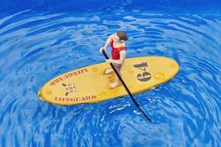 Bruder 62785 Záchranný vodní set plavčík s paddleboardem