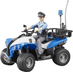 Bruder 63010 Model 1:16 čtyřkolka policejní 16cm set s policistou plast Bruder 63010 Model 1:16 čtyřkolka policejní 16cm set s policistou plast
