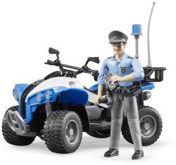 Bruder 63010 Model 1:16 čtyřkolka policejní 16cm set s policistou plast