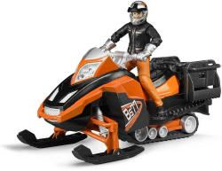 Bruder 63101 Model 1:16 sněžný skútr 21cm set s řidičem plast