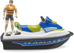 Bruder 63151 Skútr vodní Seamaxx herní set člun s figurkou do vody