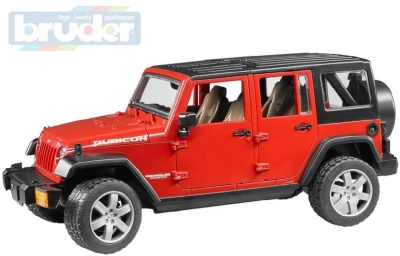 Bruder Auto model Jeep Wrangler červený 1:16 plast 02525 (2525) Bruder Auto model Jeep Wrangler červený 1:16 plast 02525 (2525)