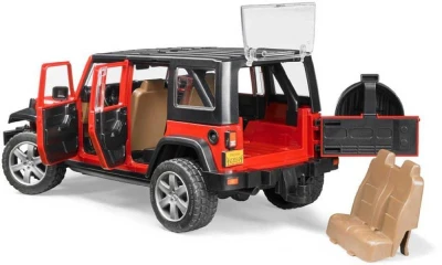 Bruder Auto model Jeep Wrangler červený 1:16 plast 02525 (2525)