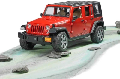 Bruder Auto model Jeep Wrangler červený 1:16 plast 02525 (2525)