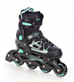 Raven Spirit black/mint dětské brusle 2v1