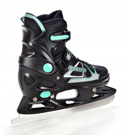 Raven Spirit black/mint dětské brusle 2v1