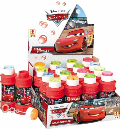 Bublifuk Cars maxi 175 ml dětský bublifukovač s hrkávkou různé barvy Bublifuk Cars maxi 175 ml dětský bublifukovač s hrkávkou různé barvy