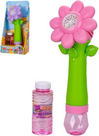 Bublifukovač Sun Fun květina set s náplní 90ml na baterie Světlo 2 barvy