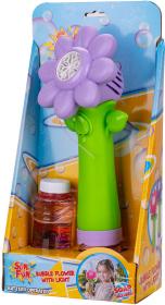 Bublifukovač Sun Fun květina set s náplní 90ml na baterie Světlo 2 barvy