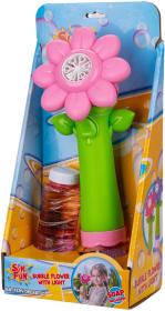 Bublifukovač Sun Fun květina set s náplní 90ml na baterie Světlo 2 barvy