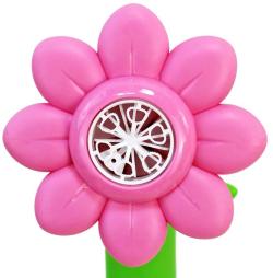 Bublifukovač Sun Fun květina set s náplní 90ml na baterie Světlo 2 barvy