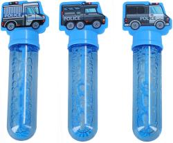 Bublifukovací hůlka policejní auto 14cm dětský bublifukovač 4 druhy