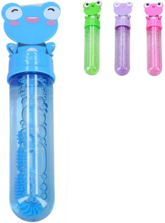 Bublifuková palička žaba 14cm detský bublifukovač 4 farby Bublifuková palička žaba 14cm detský bublifukovač 4 farby