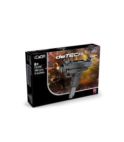 CaDA stavebnice samonabíjecí pistole Micro UZI, 359 dílků, střílí plastové tyčinky.