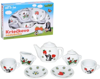 Čajový porcelánový servis Krtek (Krteček) 8 dílů Krtečkovo nádobíčko Čajový porcelánový servis Krtek (Krteček) 8 dílů Krtečkovo nádobíčko