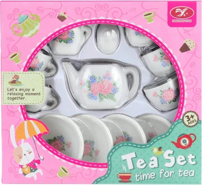 Čajový servis dětský porcelánový s růžičkami set s konvičkou a cukřenkou Čajový servis dětský porcelánový s růžičkami set s konvičkou a cukřenkou