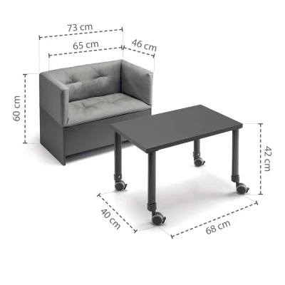 Cam Přebalovací komoda GROWI 2IN1 Col.C261