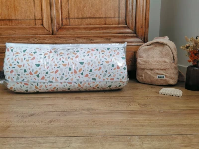 Candide Cestovní rolovací matrace Rolled 60x120x4 cm Terazzo