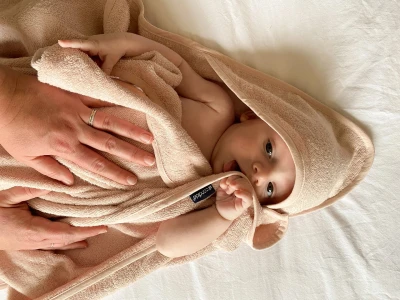 Candide Dětský ručník 2v1 Ecru