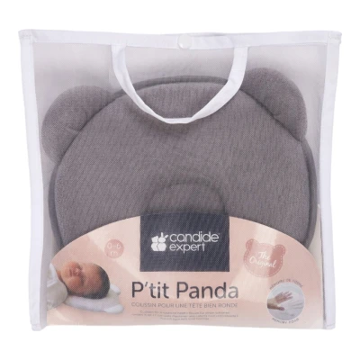 Candide Polštářek Panda Dark Grey