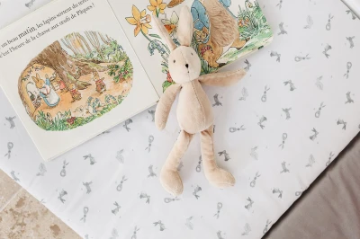 Candide Skládací dětská hrací matrace polstrovaná 3v1 Bunny