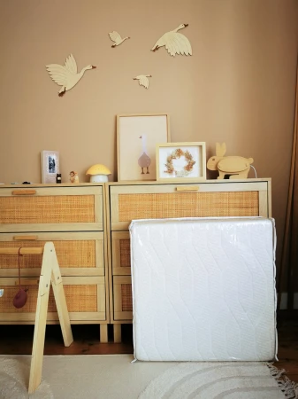 Candide Skládací matrace Zen 60x120x7 cm bílá
