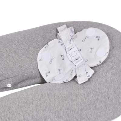 Candide Těhotenský a kojicí polštář Multirelax 3v1 Bavlna Grey Bunny