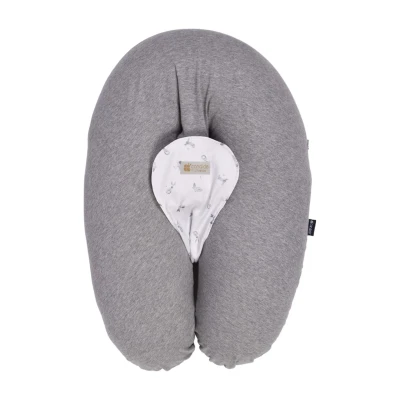 Candide Těhotenský a kojicí polštář Multirelax 3v1 Bavlna Grey Bunny