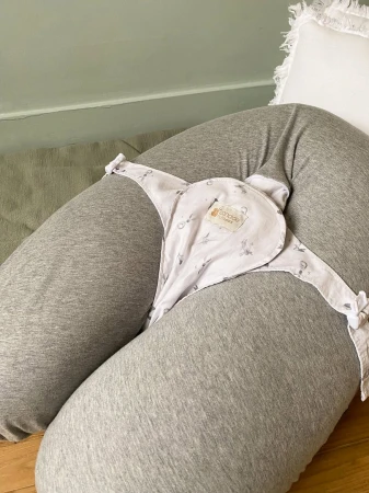 Candide Těhotenský a kojicí polštář Multirelax 3v1 Bavlna Grey Bunny