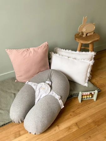 Candide Těhotenský a kojicí polštář Multirelax 3v1 Bavlna Grey Bunny