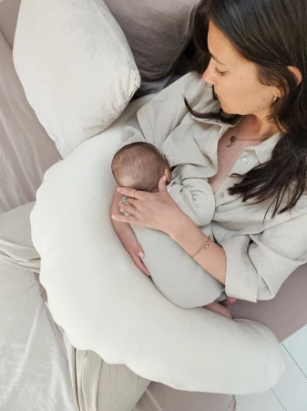 Candide Těhotenský a kojící polštář Multirelax 3v1 Ecru Cotton