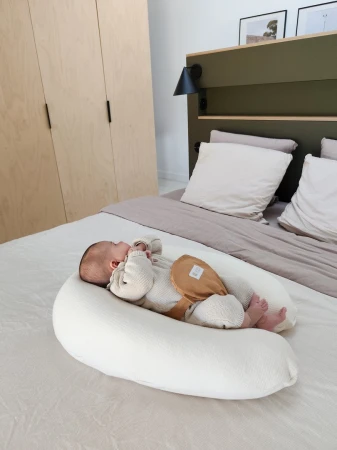 Candide Těhotenský a kojící polštář Multirelax 3v1 Ecru Cotton