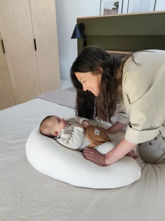 Candide Těhotenský a kojící polštář Multirelax 3v1 Ecru Cotton