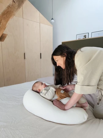 Candide Těhotenský a kojící polštář Multirelax 3v1 Ecru Cotton