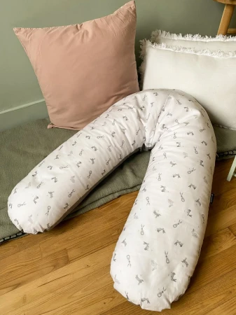 Candide Těhotenský a kojicí polštář Multirelax 3v1 Polycotton Bunny