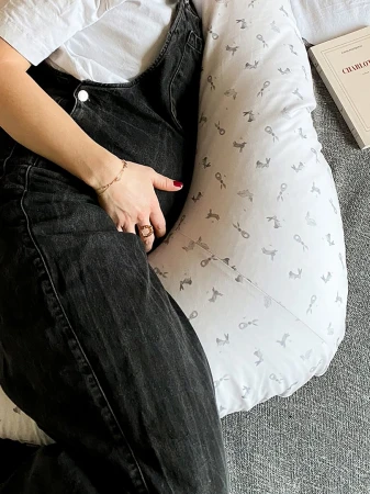 Candide Těhotenský a kojicí polštář Multirelax 3v1 Polycotton Bunny