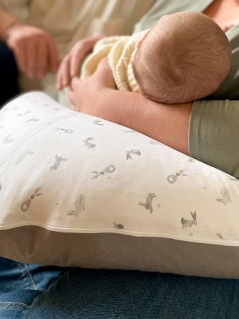 Candide Těhotenský a kojicí polštář Multirelax 3v1 Polycotton Bunny