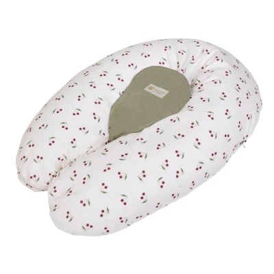 Candide Těhotenský a kojící polštář Multirelax 3v1 Polycotton Cherry