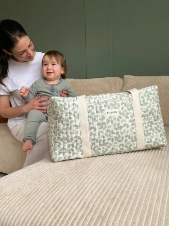 Candide Víkendová taška pro maminky Eucalyptus