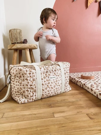 Candide Víkendová taška pro maminky Leopard