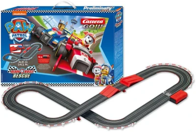 Carrera Autodráha GO!!! Tlapková Patrola 4,3m na trafo i baterie Carrera Autodráha GO!!! Tlapková Patrola 4,3m na trafo i baterie