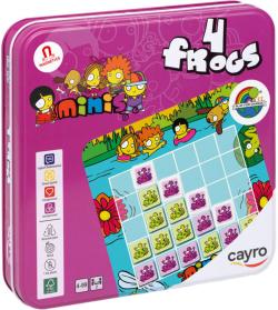 CAYRO Hra 4 Frogs magnetická cestovní (společenská hra)