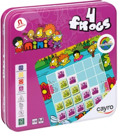 CAYRO Hra 4 Frogs magnetická cestovní (společenská hra)