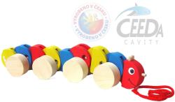 Ceeda DŘEVO Baby housenka tahací vlnící se (dřevěná hračka) Ceeda DŘEVO Baby housenka tahací vlnící se (dřevěná hračka)
