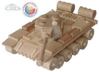 Ceeda DŘEVO Tank RUSKÝ (dřevěná hračka)